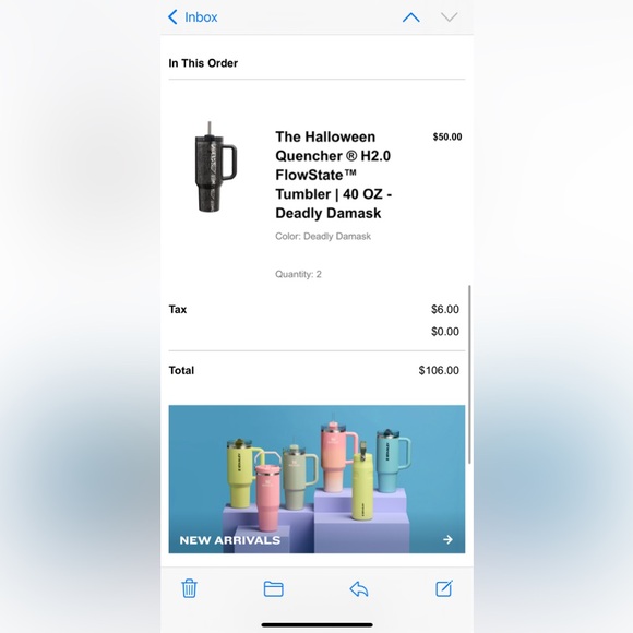 Stanley Deadly Damask 40oz factory sealed - Picture 4 of 4